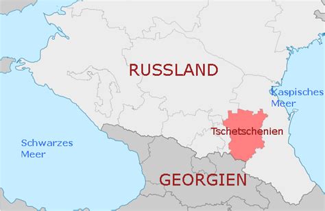 tschetschenien karte